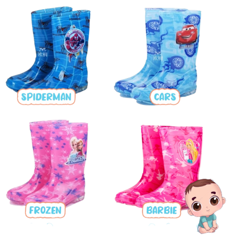 Sepatu Boot Anak Motif Kartun: Kombinasi Nyaman dan Menarik untuk Si Kecil