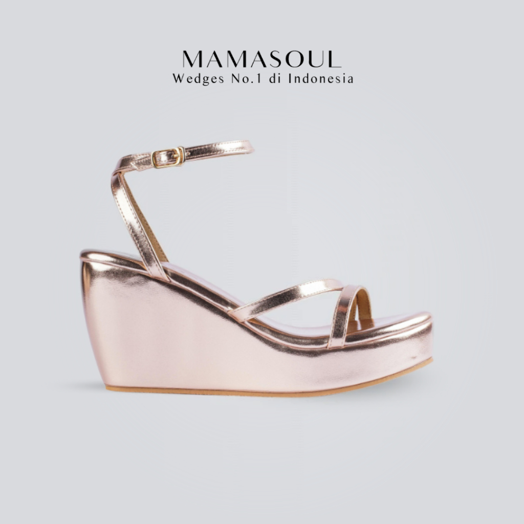 MAMASOUL Kate Wedges Pesta: Sandal Elegan untuk Tampil Memukau di Segala Acara
