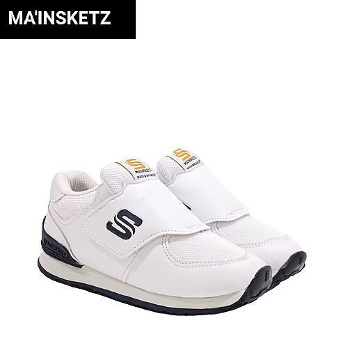 Sepatu MA’INSKETZ Alrun Putih: Desain Elegan dan Nyaman Dipakai
